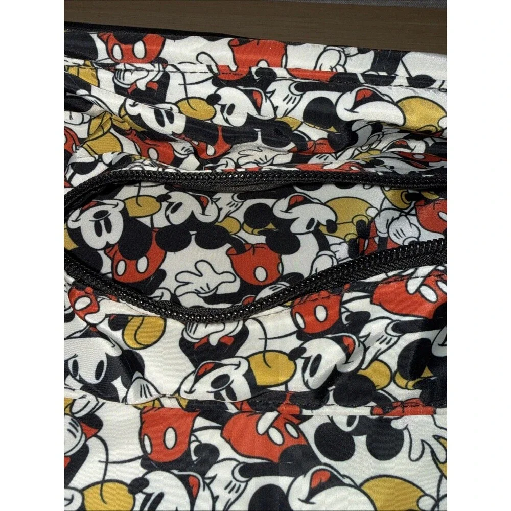 Bioworld Disney Mini Backpack All Over Multi-Color Mickey Mouse Print Nylon EUC
